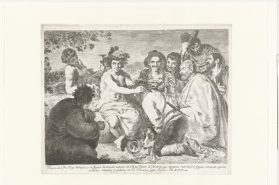 Donkaards içinde Bacchus Baco (nesne üzerindeki başlık) ayyaşlar by Francisco de Goya