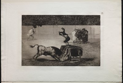 Boğa Güreşi: Aynı Yüzükteki Bir Başka Çılgınlığı by Francisco de Goya