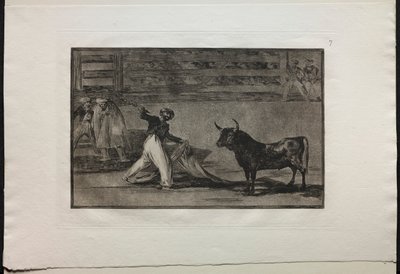 Boğa Güreşi: Zıpkınların veya Banderillaların Kökeni, 1876. by Francisco de Goya