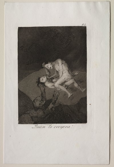 Caprices: Kim Düşünürdü! by Francisco de Goya