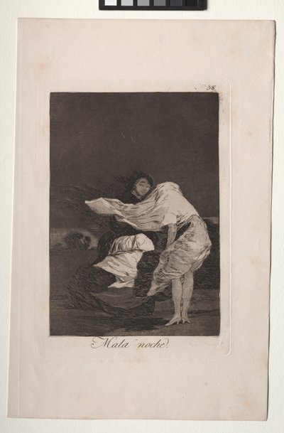 Caprichos: Kötü Bir Gece by Francisco de Goya