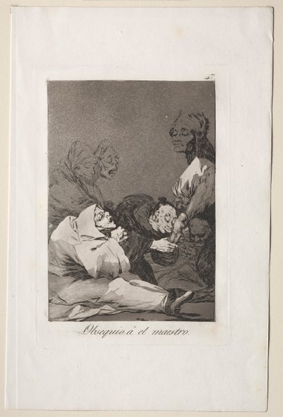 Caprichos: Efendiye Bir Hediye by Francisco de Goya