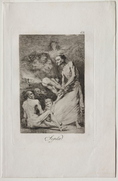 Caprichos: Vur!. by Francisco de Goya