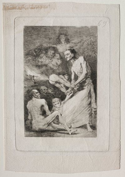 Caprichos: Üfleme, c. 1799. by Francisco de Goya