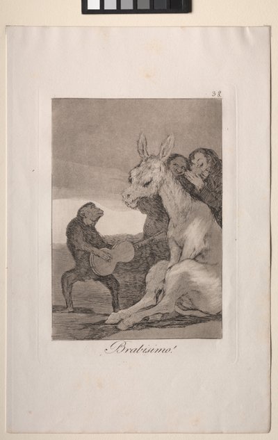 Kaprisler: Bravo! by Francisco de Goya