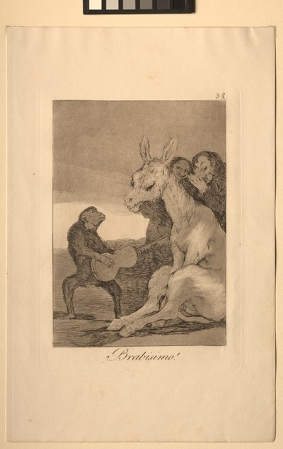 Kaprisler: Bravo!. by Francisco de Goya
