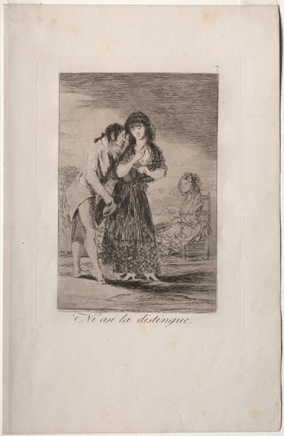 Caprichos: Böyle Bilse Onu Çıkaramaz by Francisco de Goya