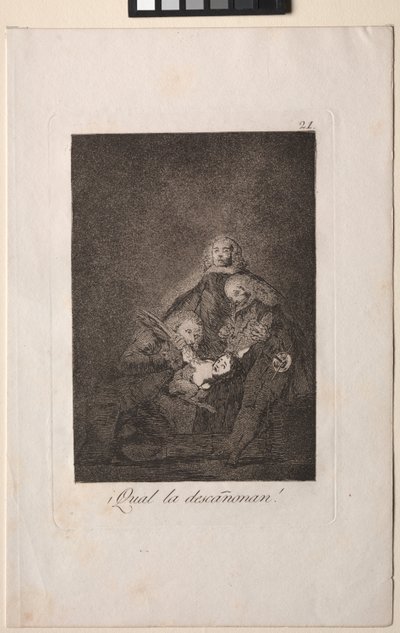 Caprichos: Onu Nasıl Yolarlar! by Francisco de Goya