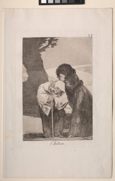 Caprichos: Sus! by Francisco de Goya
