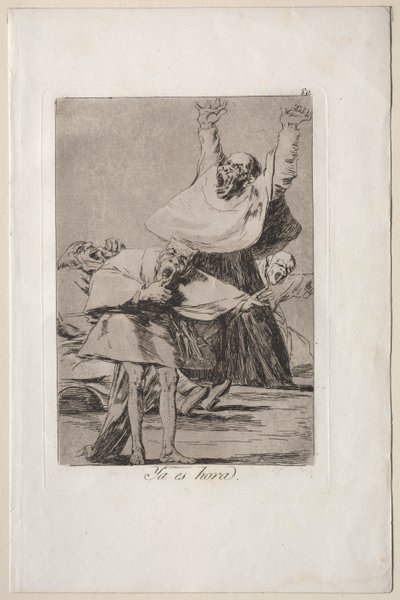 Caprichos: Vakit geldi by Francisco de Goya