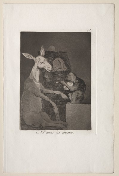 Caprichos: Ne Daha Fazla Ne Daha Az by Francisco de Goya