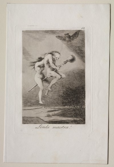 Caprichos: Güzel Öğretmen! by Francisco de Goya
