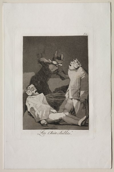 Caprichos: Şinşillalar by Francisco de Goya