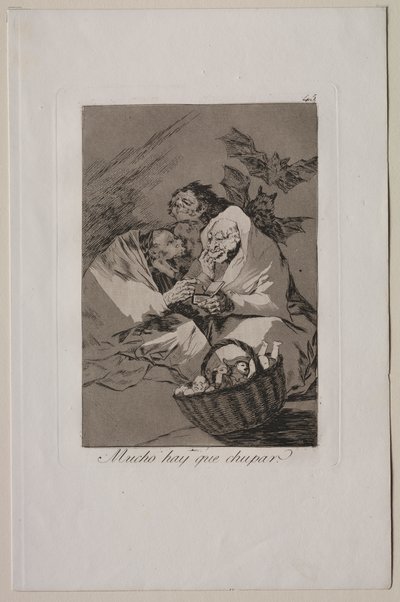 Caprichos: Emecek Çok Şey Var by Francisco de Goya