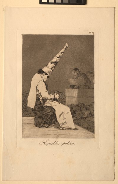 Caprichos: O Toz Lekeleri. by Francisco de Goya
