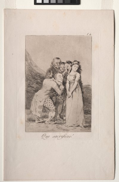 Caprichos: Ne Fedakarlık! by Francisco de Goya