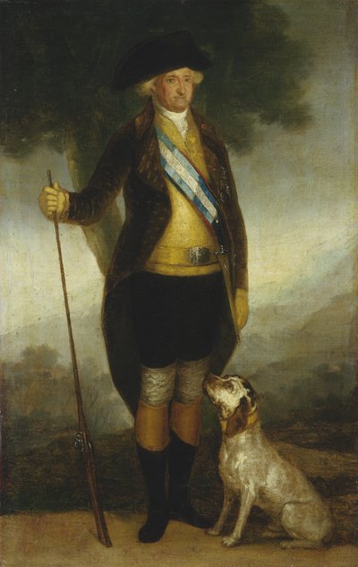 İspanya Kralı IV. Carlos, Avcılık c.1799-1800 by Francisco de Goya