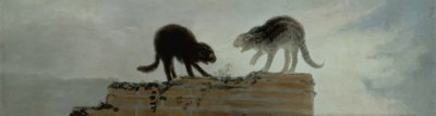 kavga eden kediler by Francisco de Goya