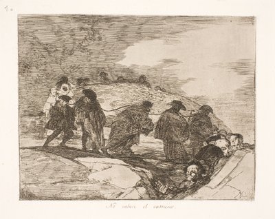 Nerede olduğunu bilmiyorlar (70) by Francisco de Goya