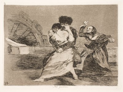 olmayacaklar (9) by Francisco de Goya