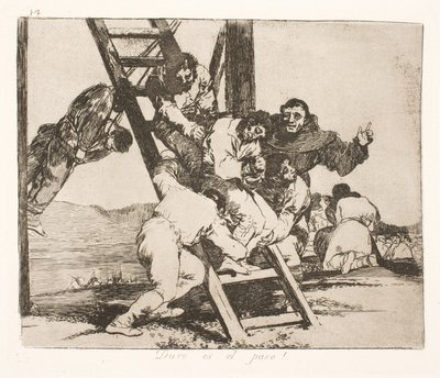 Ağır yürüyüş (14) by Francisco de Goya