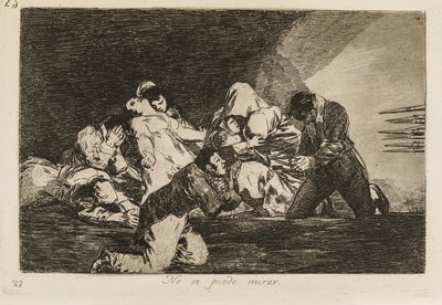 Bakılacak şey değil (26) by Francisco de Goya