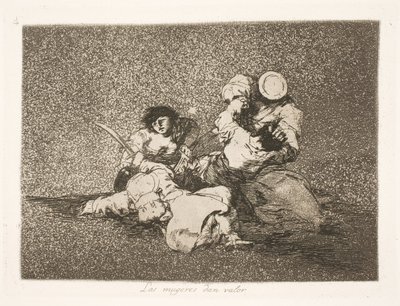 Cesaret veren kadınlardır (4) by Francisco de Goya