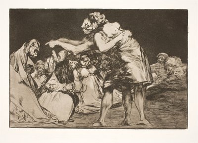 Aptal evlilik (Evlenmek isteyen bunu anlatma fırsatını asla kaçırmaz) by Francisco de Goya