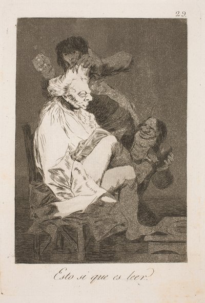 buna okuma denir by Francisco de Goya