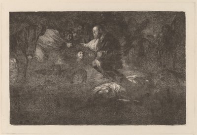 Onları Tanrı yaratır ve birleşirler (Tanrı Onları Yaratır ve Birlikte Birleşirler) by Francisco de Goya