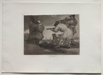Savaşın Felaketleri: Barbarlar! by Francisco de Goya