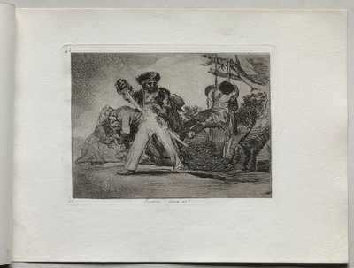 Savaşın Felaketleri: Bu Zor, 1810-1820. by Francisco de Goya