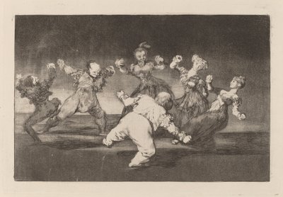 Farklı alegre (Mutlu Delilik) by Francisco de Goya