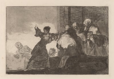 Farklı görüşler (Zavallı Budalalık) by Francisco de Goya