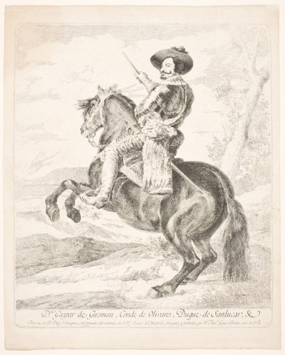 Don Gaspar de Guzman, Olivares Kontu by Francisco de Goya