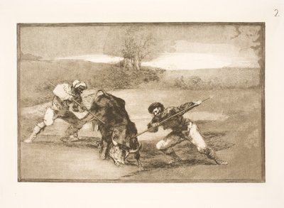 Yürüyerek avlanmanın başka bir yolu by Francisco de Goya
