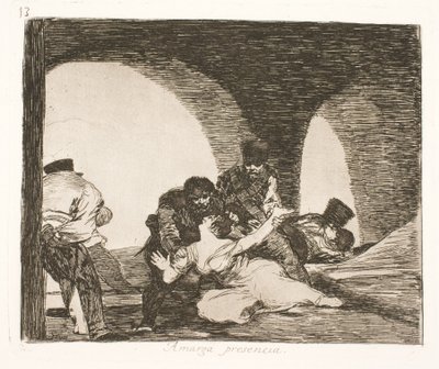Korkunç bir ölüm (13) by Francisco de Goya