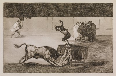 Aynı arenada bir çılgın eylem daha by Francisco de Goya