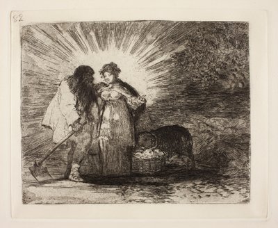 Türkçe: Savaşın Felaketleri, plaka No. 82 by Francisco de Goya