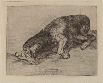 Azılı canavar! (Acı Canavar!) by Francisco de Goya