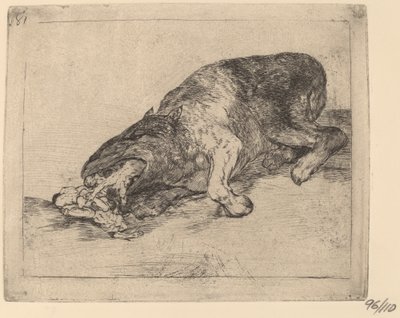 Azılı canavar! (Acı Canavar!) by Francisco de Goya