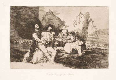 Onu ve ardından bir sonrakine (20) bağlayın by Francisco de Goya