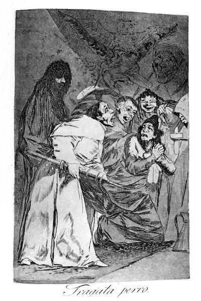 Fırkateyn Köpeği, 1799 by Francisco de Goya