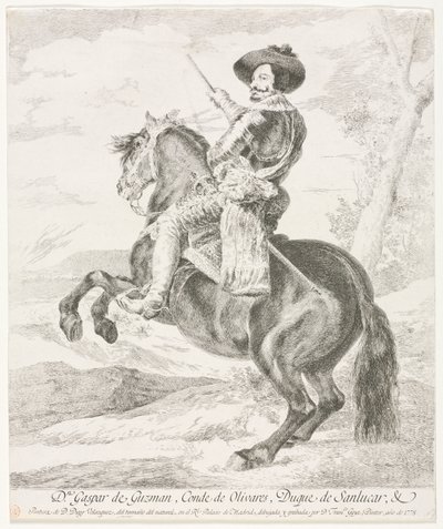 Gaspar de Guzman, 1778. by Francisco de Goya