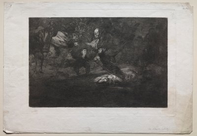 Onları Tanrı Yaratır ve Birlikte Birleşirler by Francisco de Goya