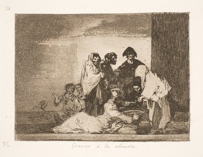 Darı Lapası için Tanrıya Şükürler olsun (51) by Francisco de Goya
