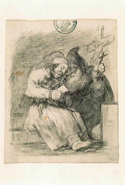 İyi Ölmesine Yardımcı Oluyor by Francisco de Goya