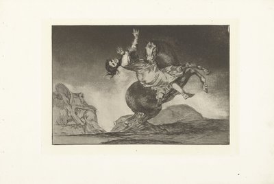 kaçıran at El caballo yırtıcı kuşu Los Disparates (Çılgınlıklar) (dizi adı) Los Proverbios (Atasözleri) (dizi başlığı) by Francisco de Goya