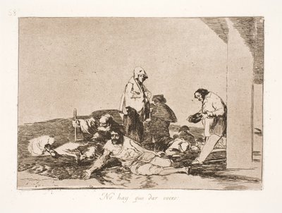 Şikayet etmenin ne faydası var (58) by Francisco de Goya