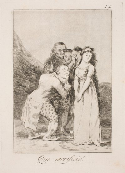 ne fedakarlık by Francisco de Goya